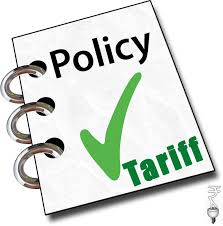 Changes in tariffs.